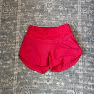 lululemon athletica Bright Pink Athletic Shorts